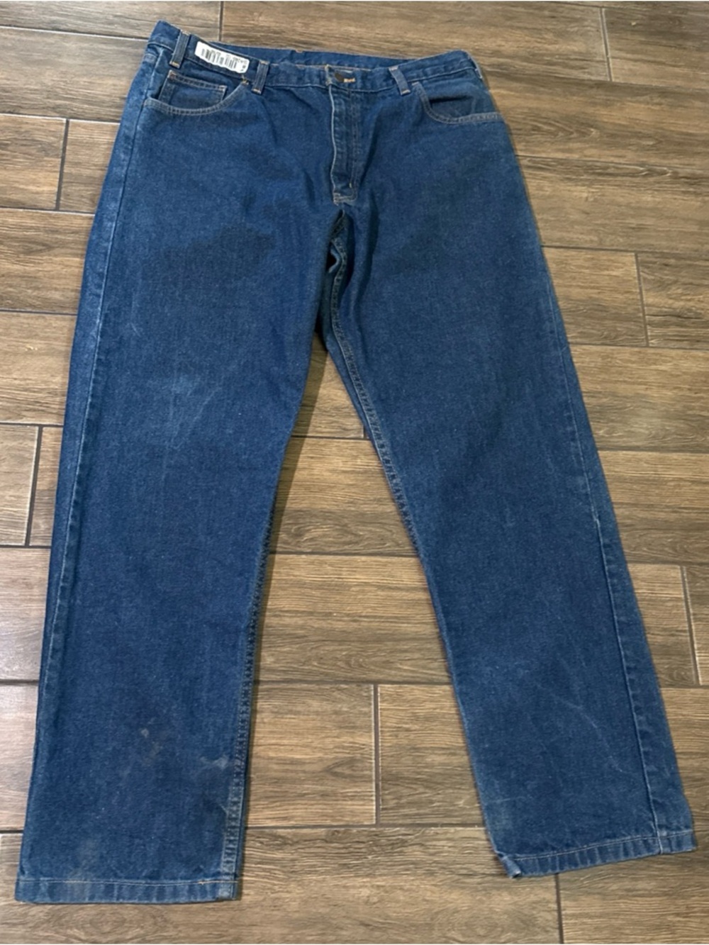 Aramark 2112 Men’s Work Jeans 38X34Heavyweight Blue Denim Pants